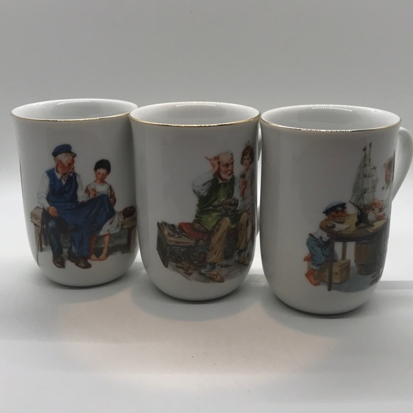 Norman Rockwell Porcelain Mugs - Picture 2 of 8